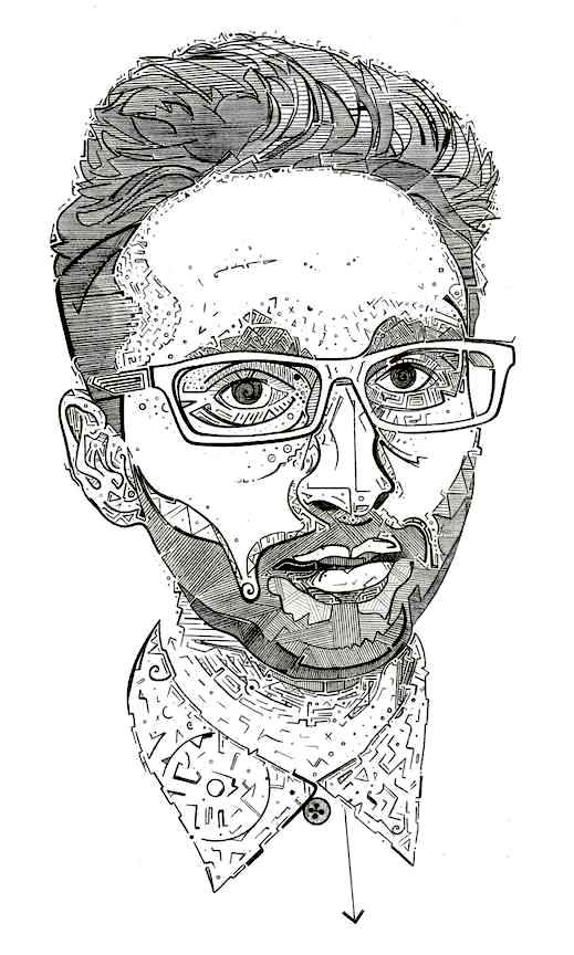 portrait of a man's face